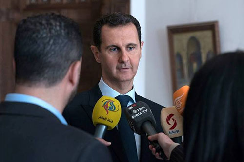El presidente sirio, Bashar al Assad